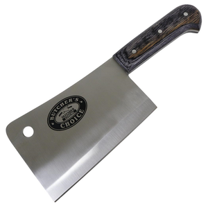 Defender-Xtreme 11" Butcher Choice Stainless Steel Cleaver Knife Wood Handle New