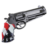 Defender-Xtreme 8.5" American Flag Gun Style Spring Assisted Folding Knife W/ Clip