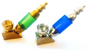P02S w/ Stand Single Chamber Acrylic Metal Pipe
