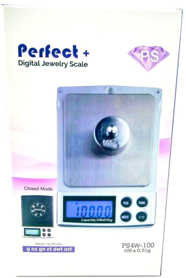 PS4W-100 Perfect Scale (100 X 0.01G) + Calibration Weight