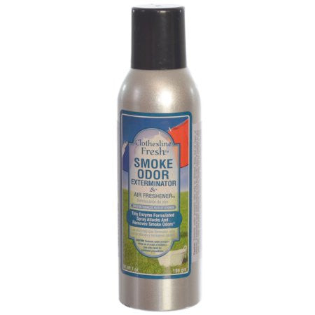 Smoke Odor Exterminator & Air Freshener Spray Clothesline Fresh