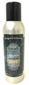Smoke Odor Exterminator & Air Freshener Spray Evergreen & Berries