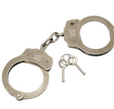 Streetwise Nickel Plated Solid Steel Handcuffs