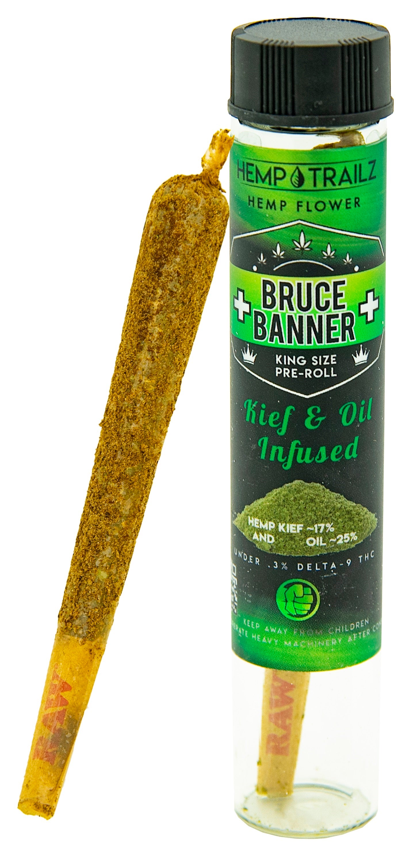 Trailz Flower King Size Oil Infused Prerolls