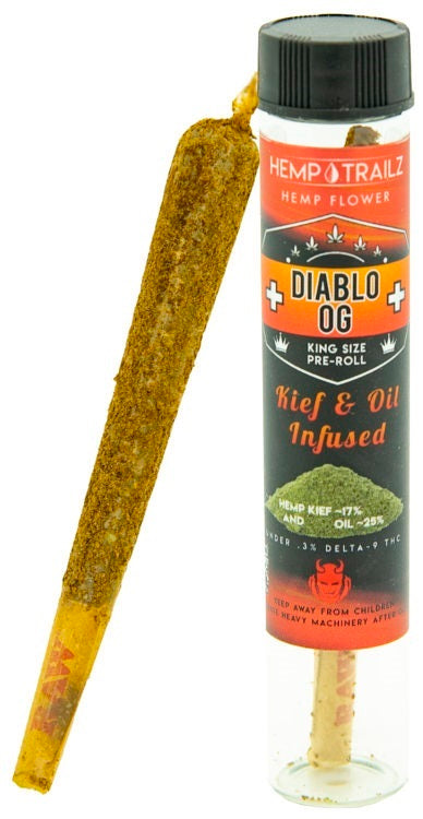 Trailz Flower King Size Oil Infused Prerolls
