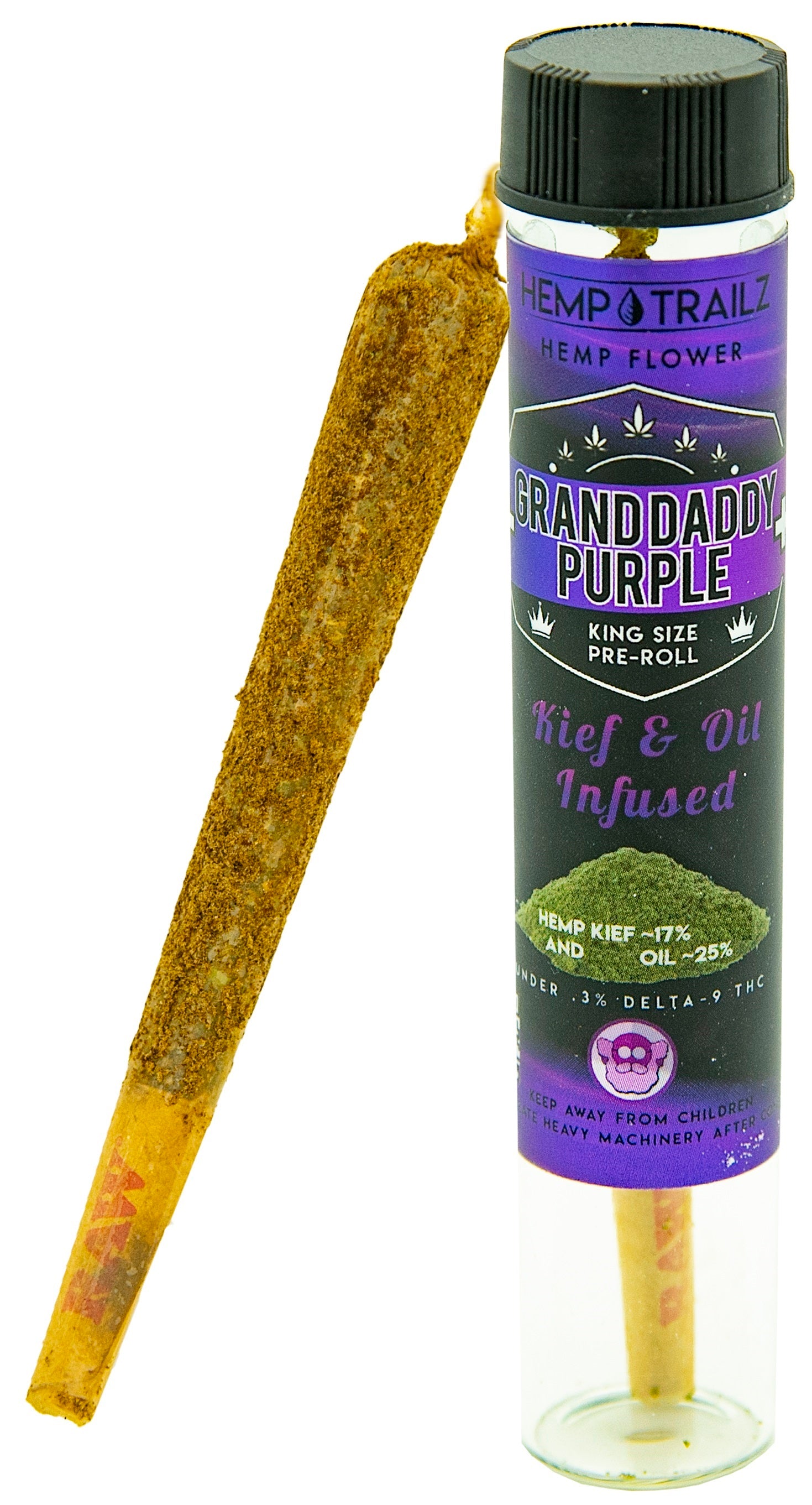 Trailz Flower King Size Oil Infused Prerolls