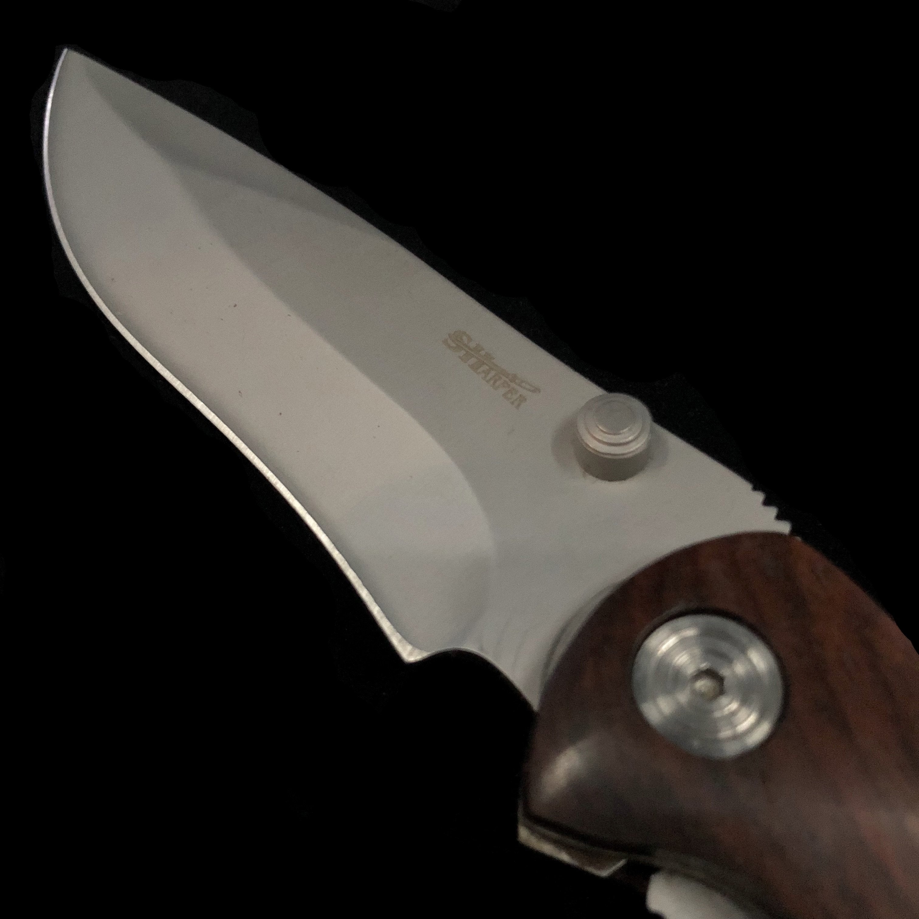 Comfort Grip Wood Handle Knife