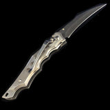 Dual Plated Damascus Knife