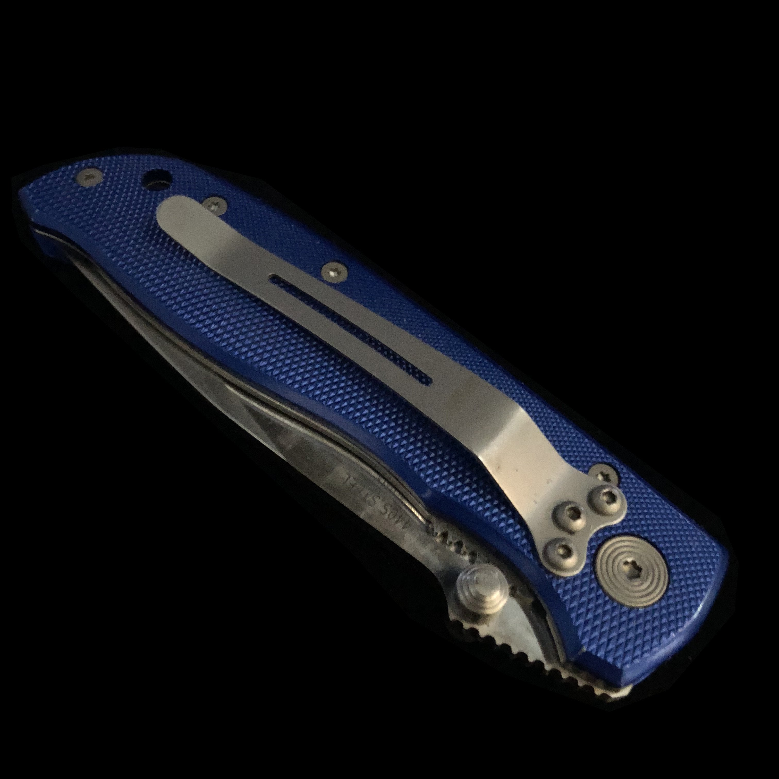 Cobalt Blue Handle Knife