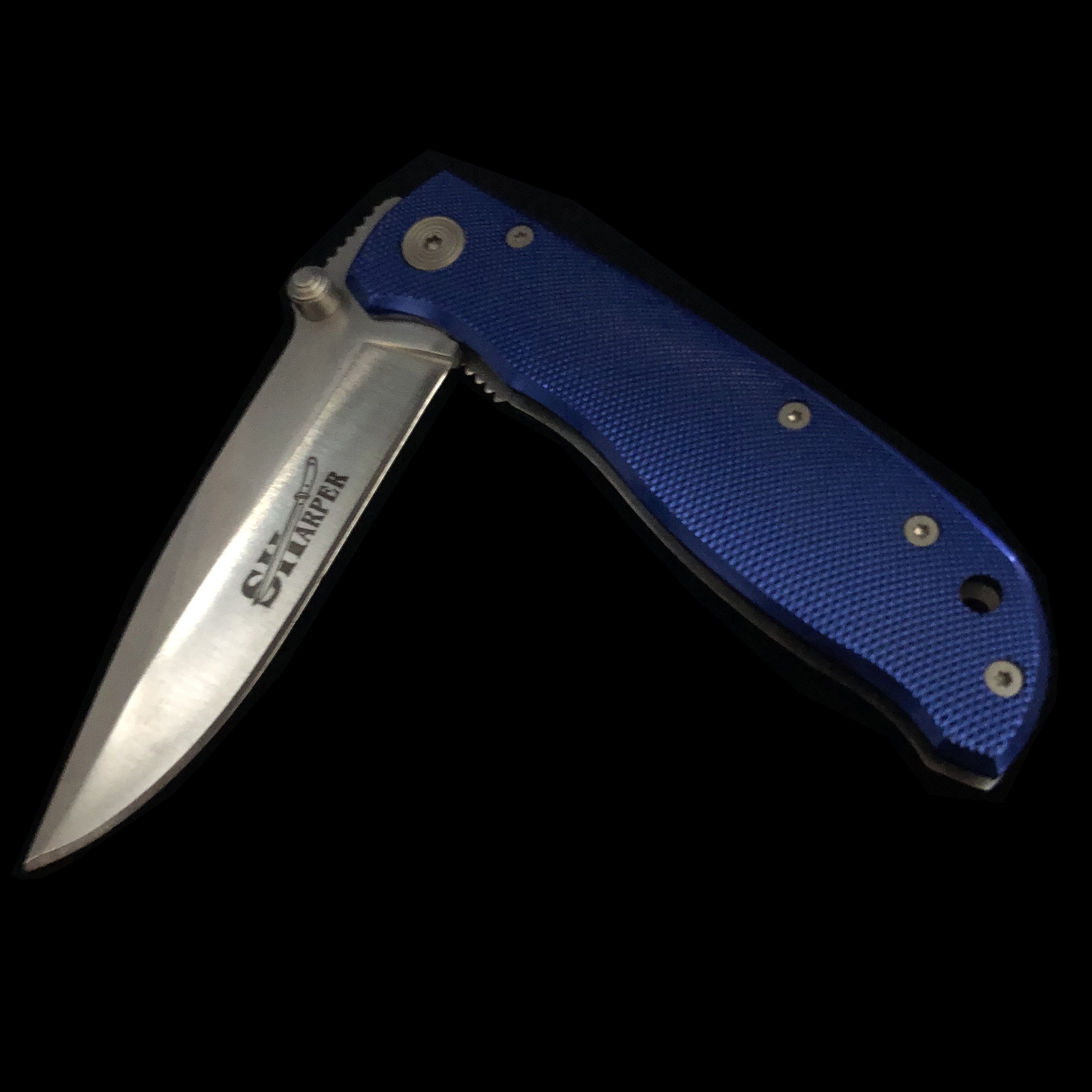 Cobalt Blue Handle Knife