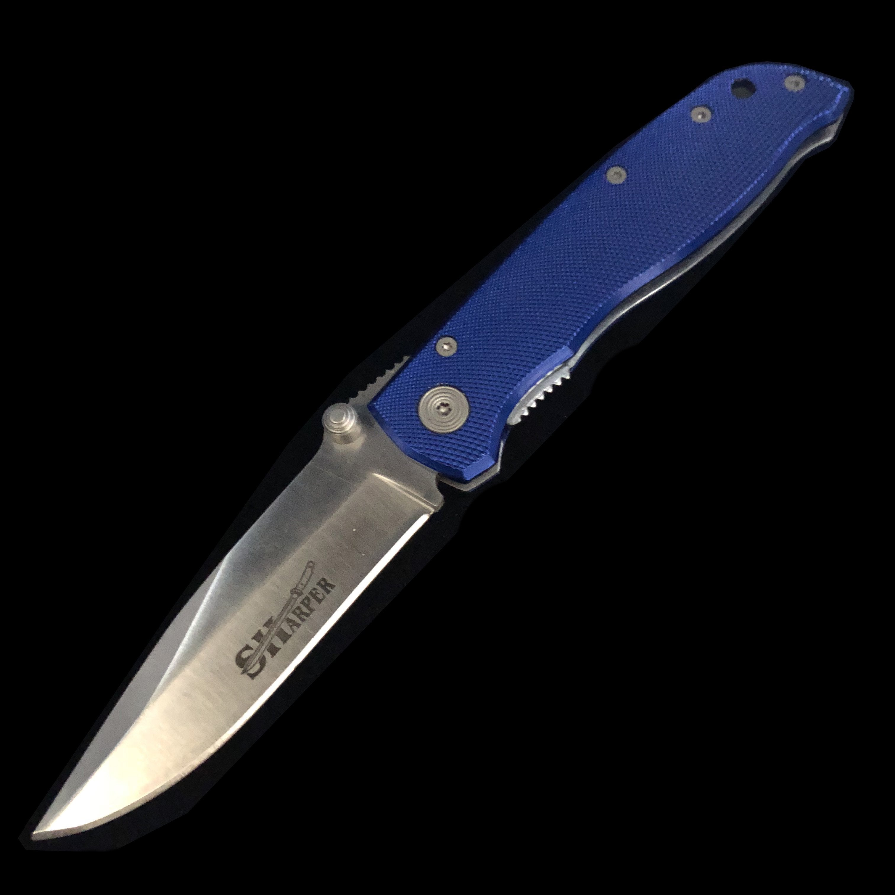 Cobalt Blue Handle Knife