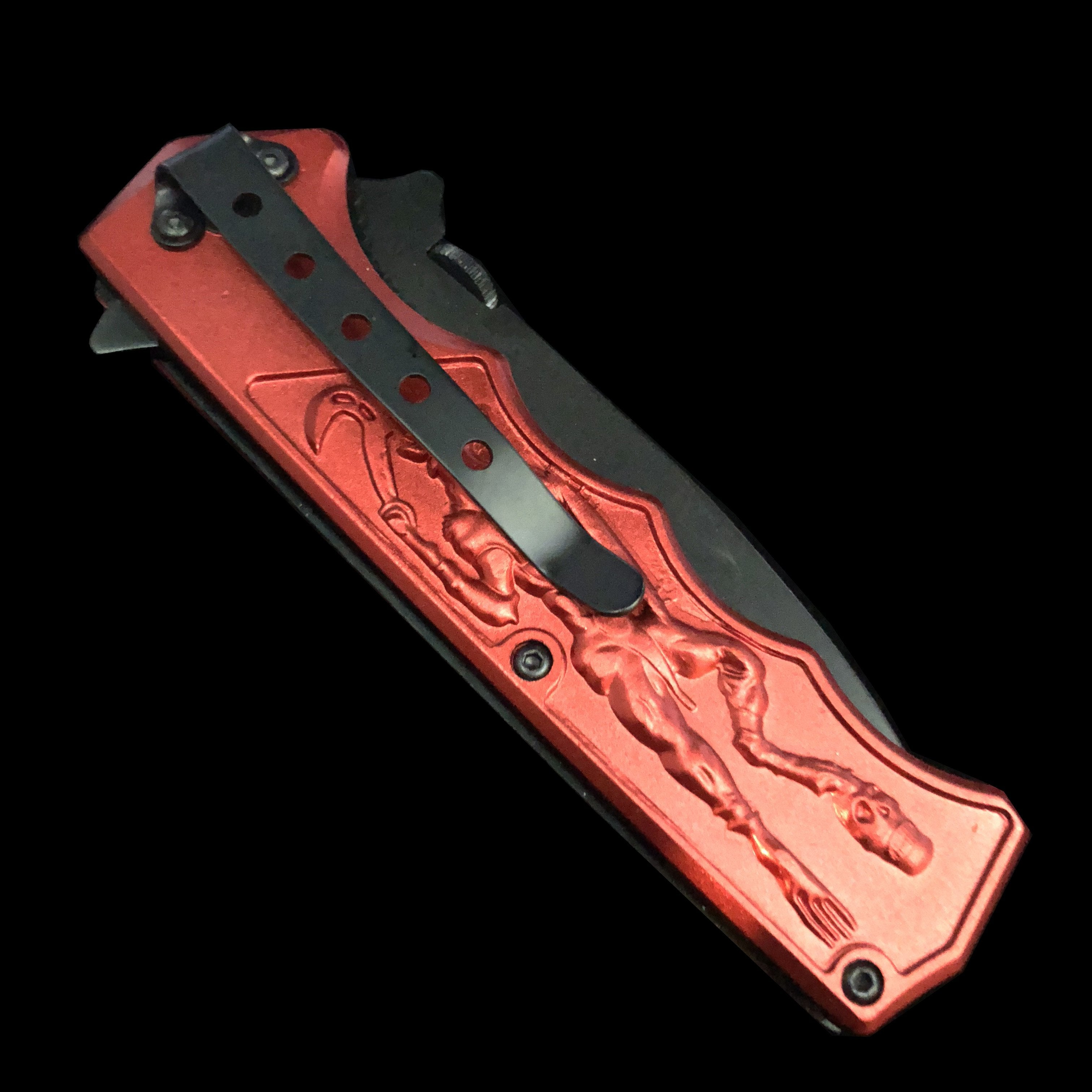 Red Mythical Creature Knife