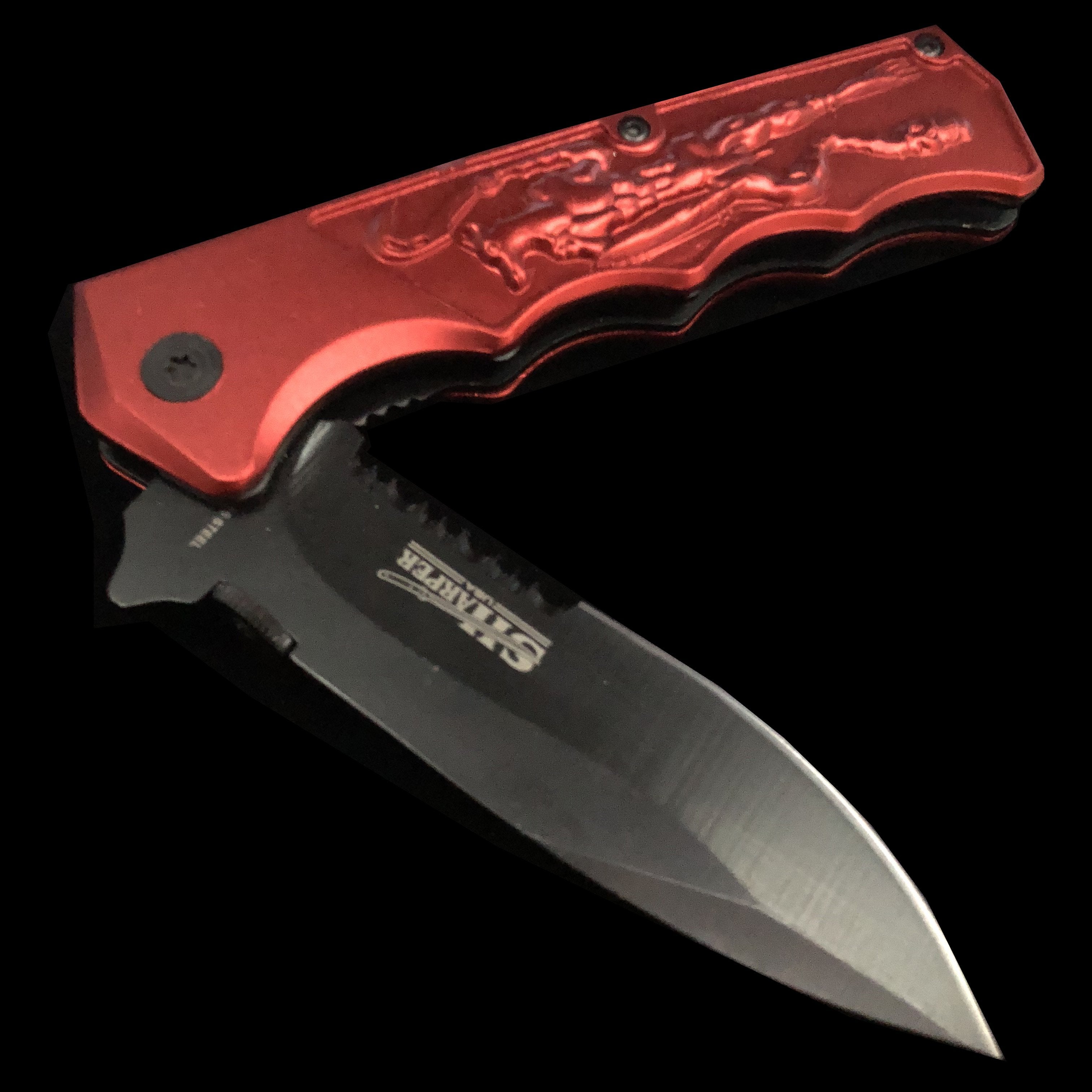 Red Mythical Creature Knife