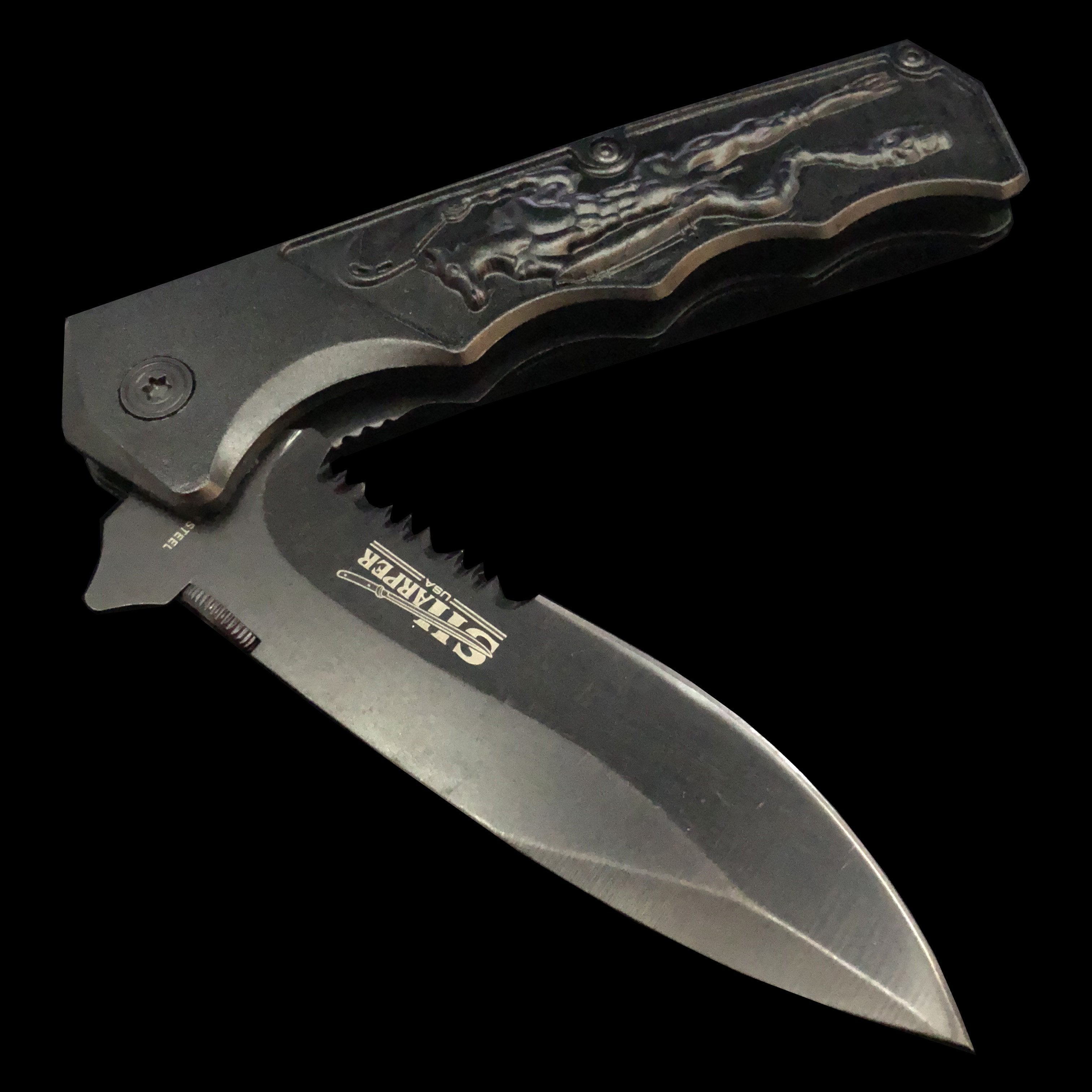 Black Mythical Creature Knife