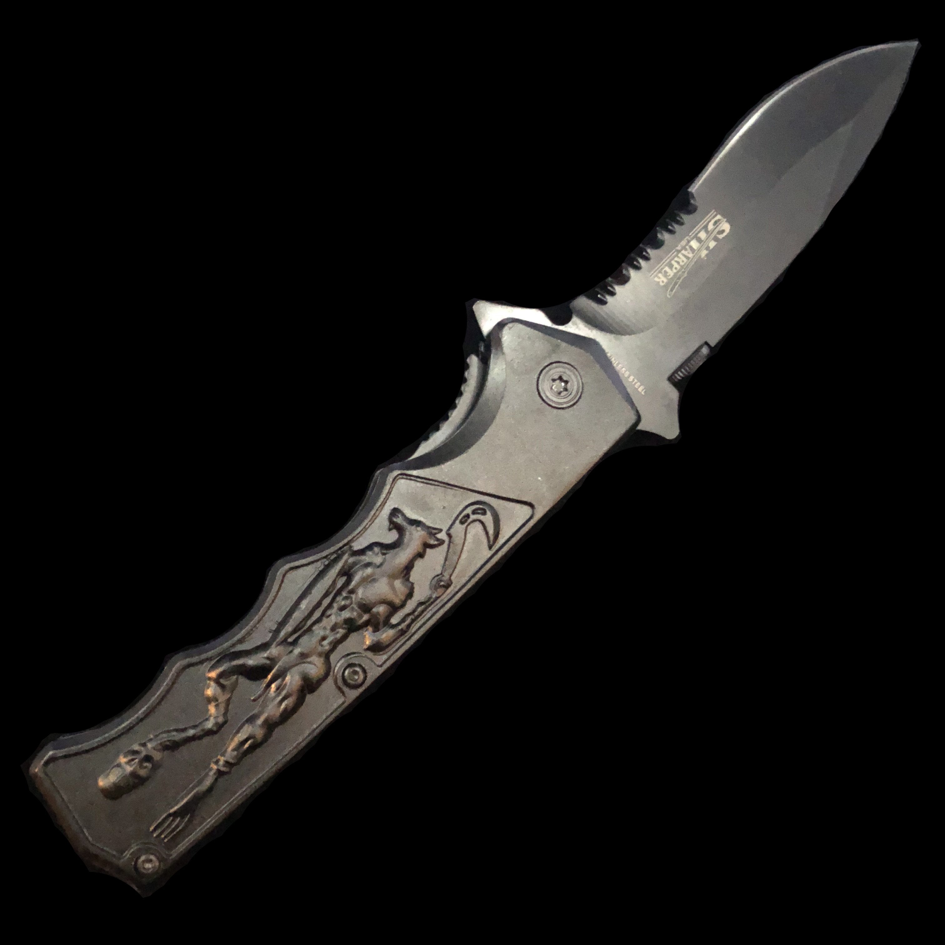 Black Mythical Creature Knife