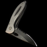 Mini Silver Switchblade Knife
