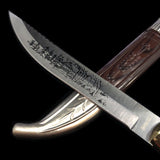 Tasseled Hunting Knife With Sheath