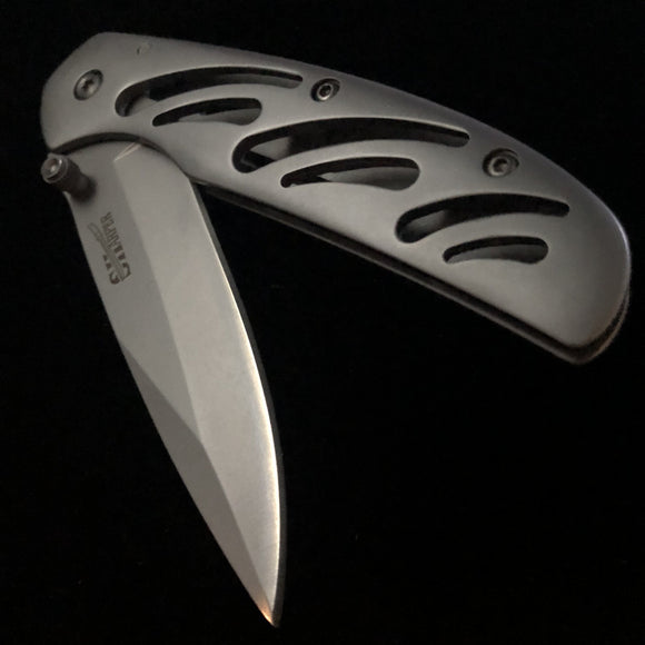 Silver Slitted Knife