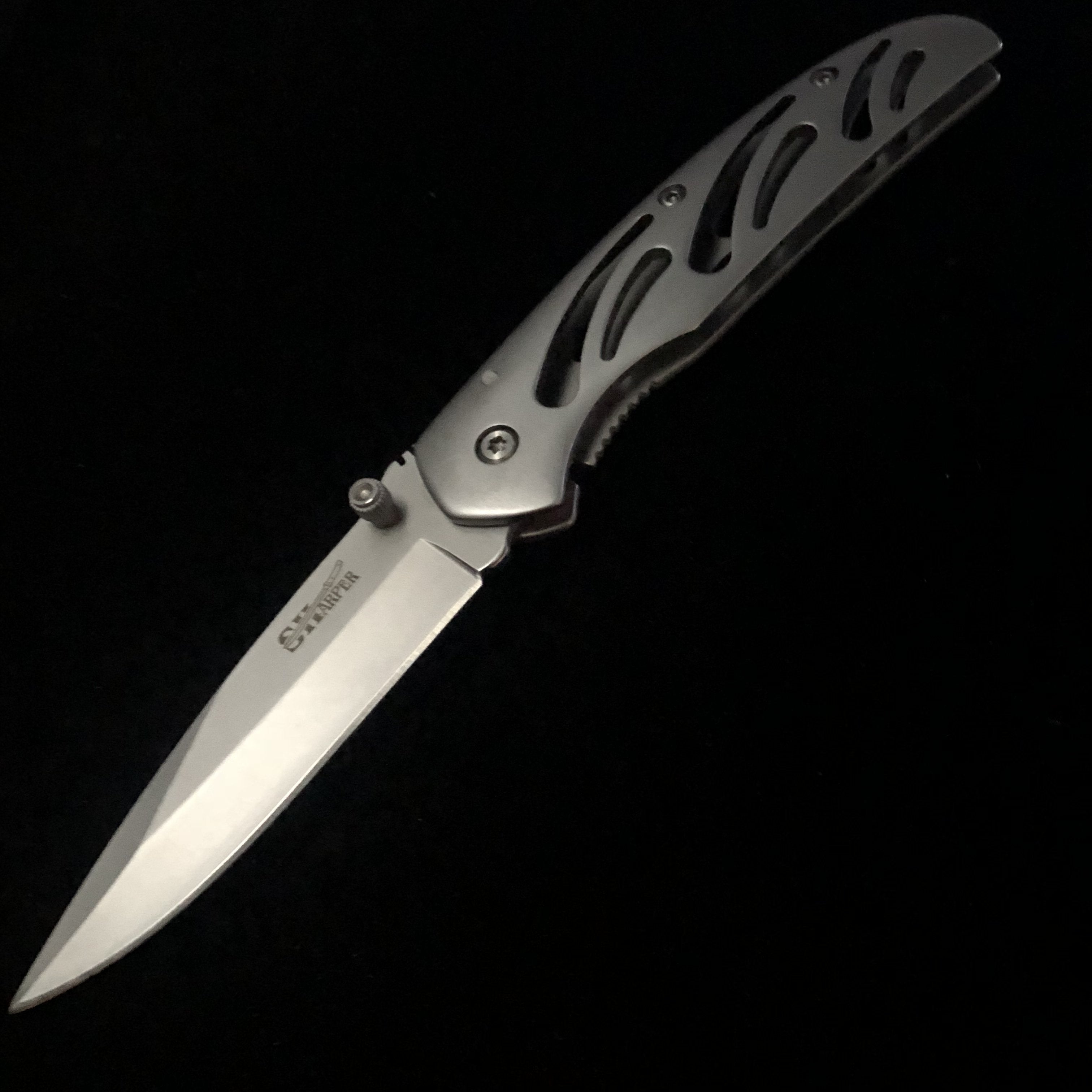 Silver Slitted Knife