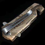 Camo Spring Assisted Knife