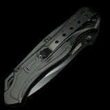 Matte Assault Rifle Switchblade Knife