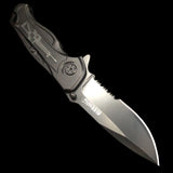 Matte Assault Rifle Switchblade Knife