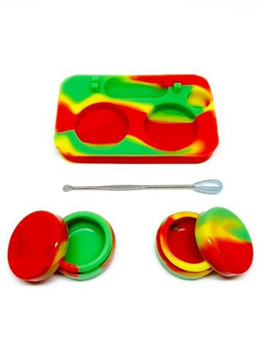 Silicone Container Boom Box w/ Tool + Stand