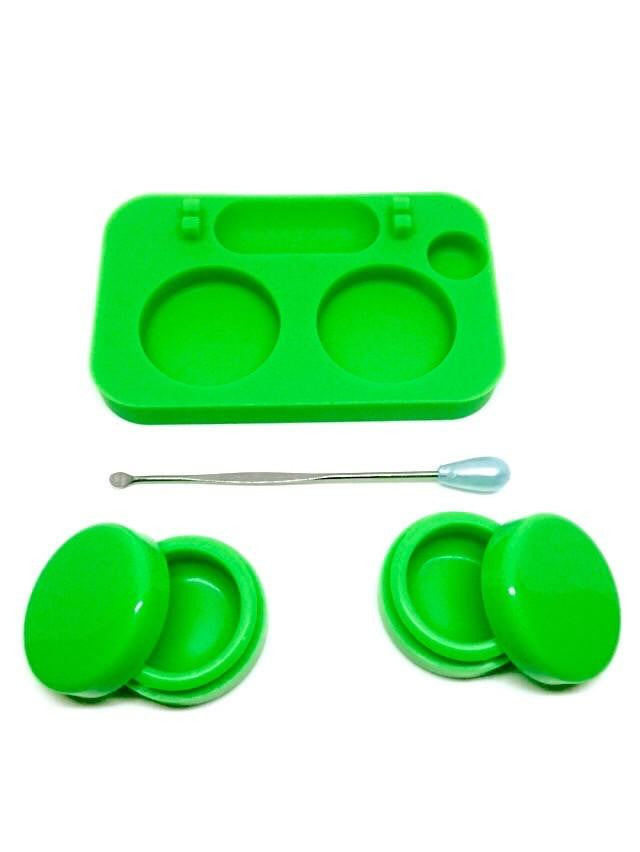 Silicone Container Boom Box w/ Tool + Stand