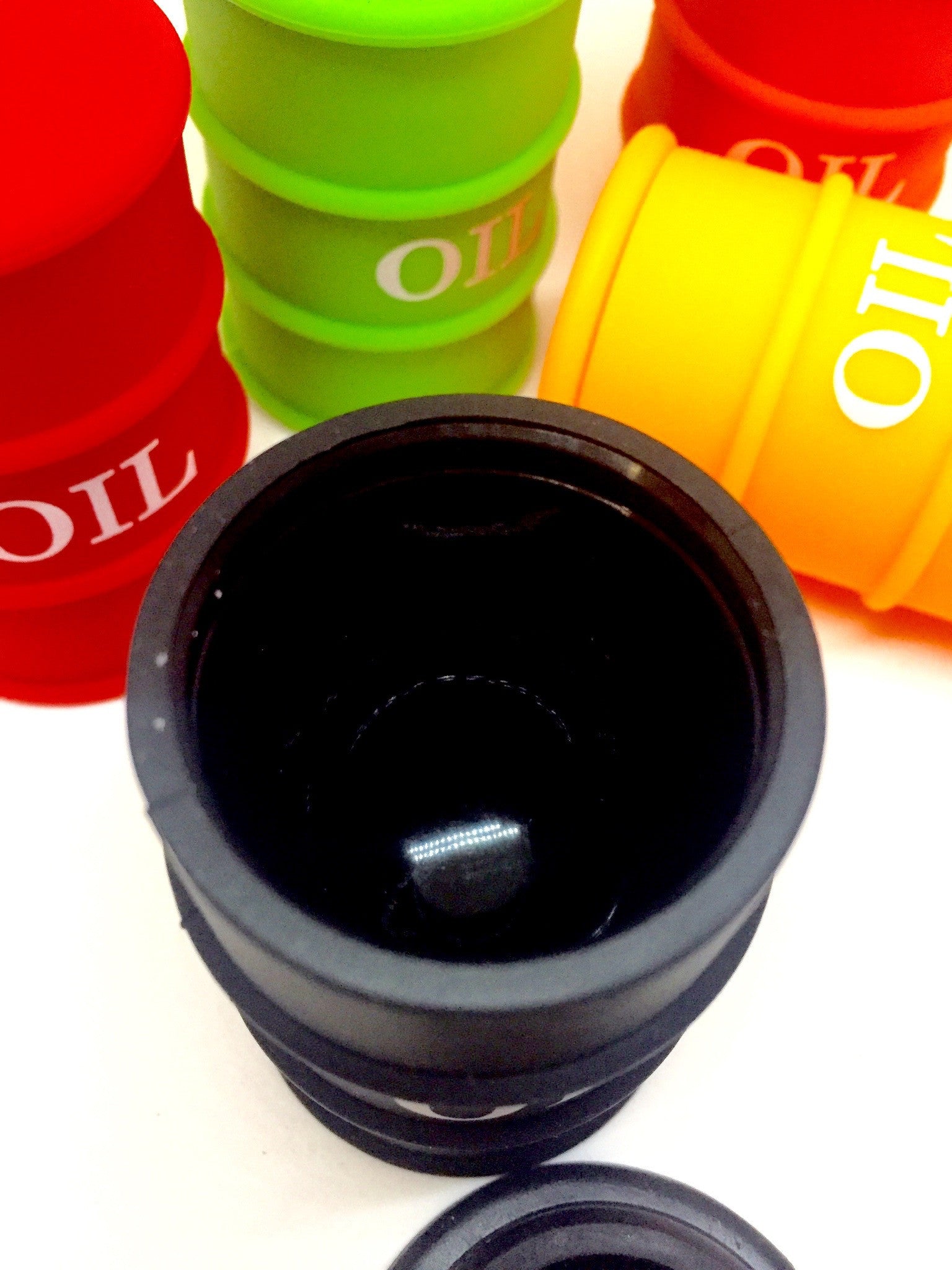Small Oil Barrel Silicone Container