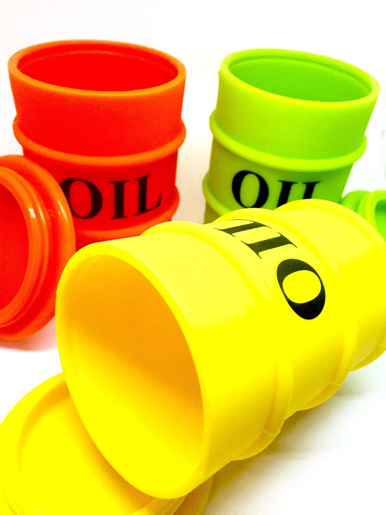 Large Oil Barrel Silicone Container
