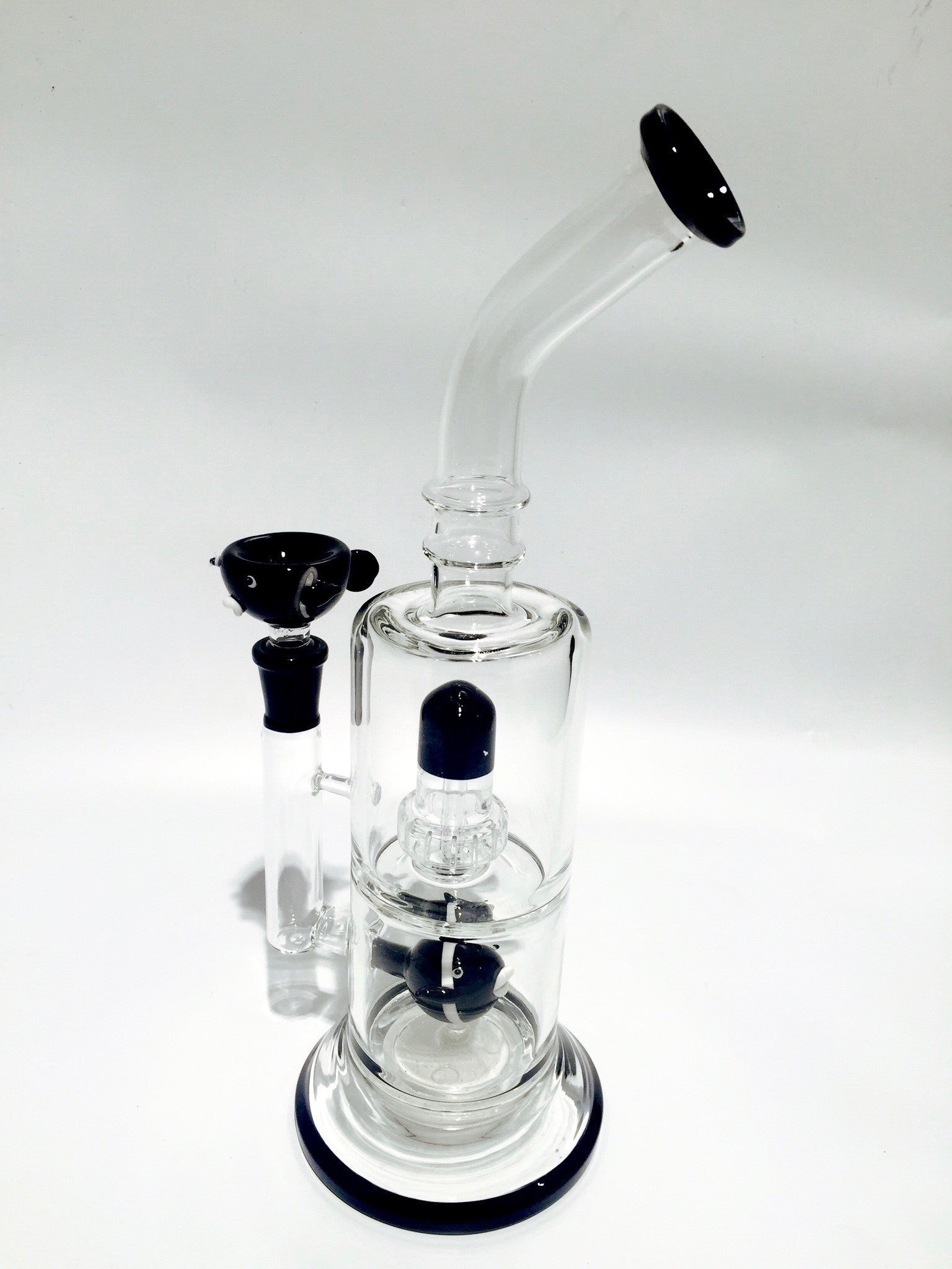 11" Water Pipe w/ Silicone Jar