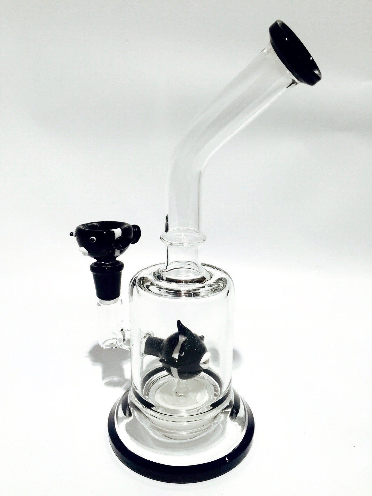 9" Water Pipe w/ Silicone Jar