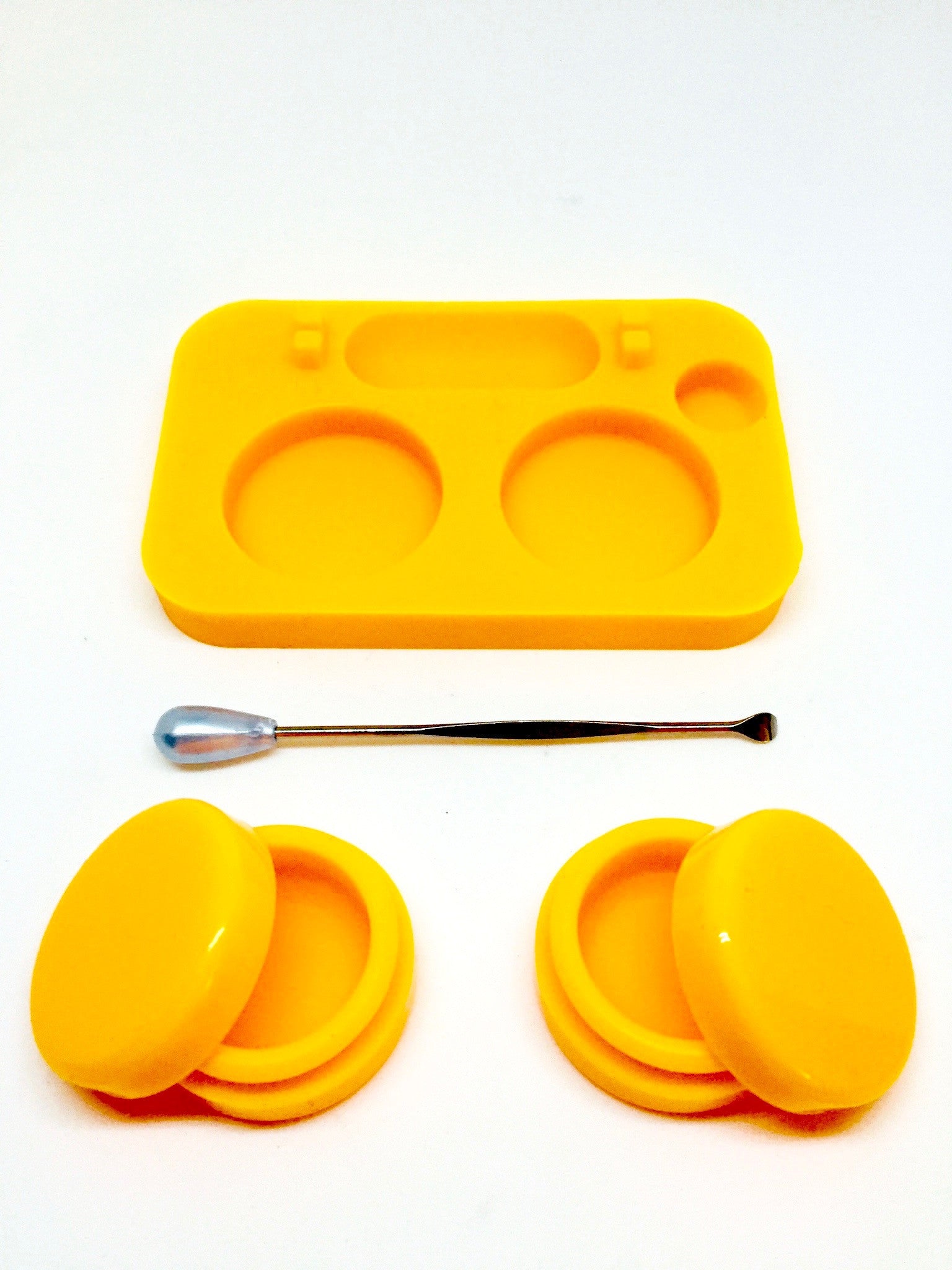 Silicone Container w/ Dab Tool + Stand