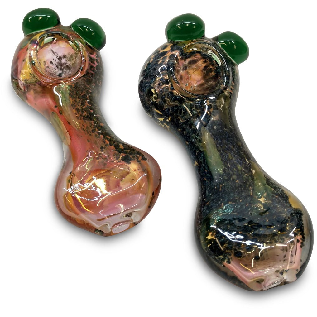 Gold Fumed Frit Hand Pipe
