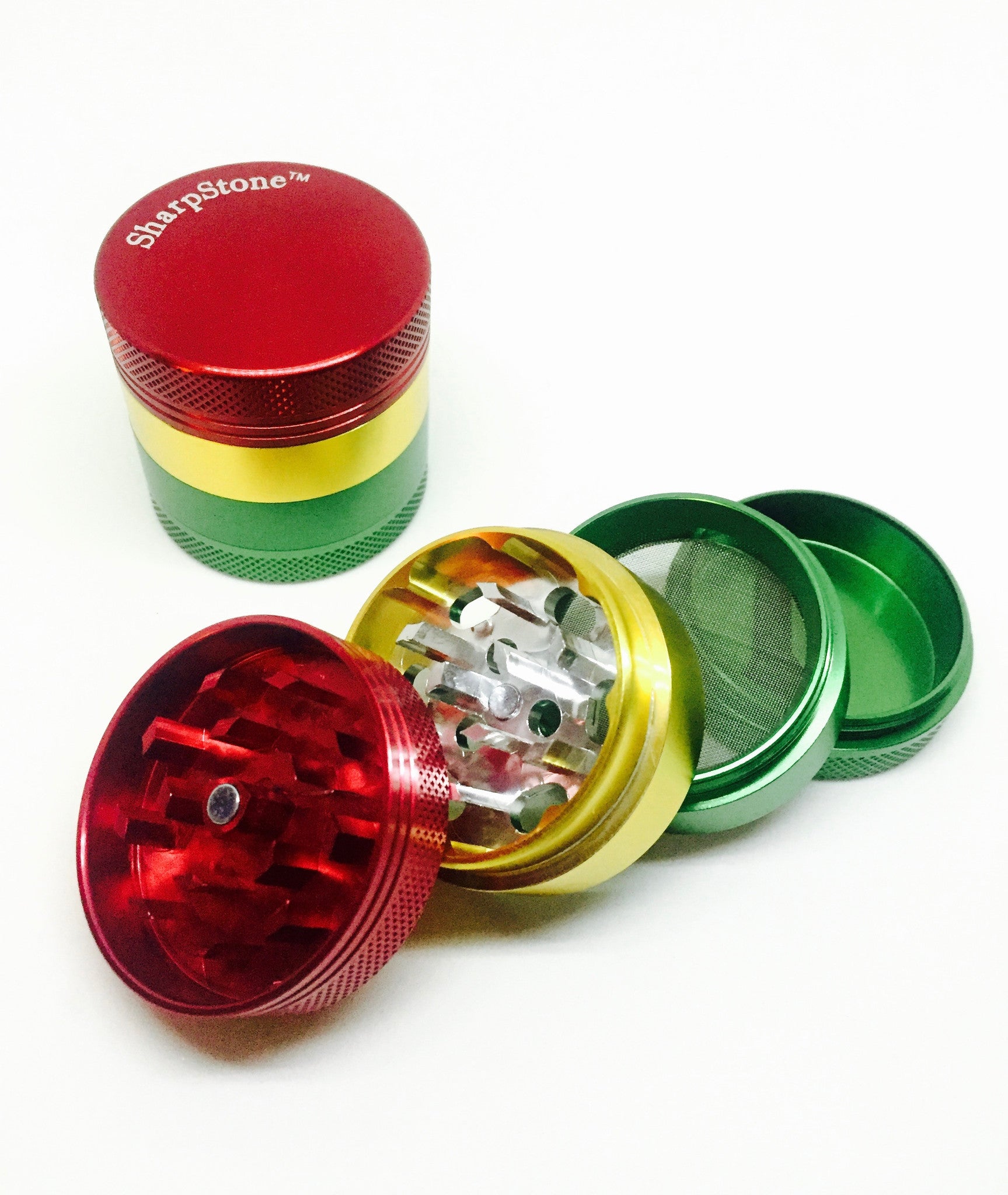 Sharpstone Rasta Grinder - (1.5")