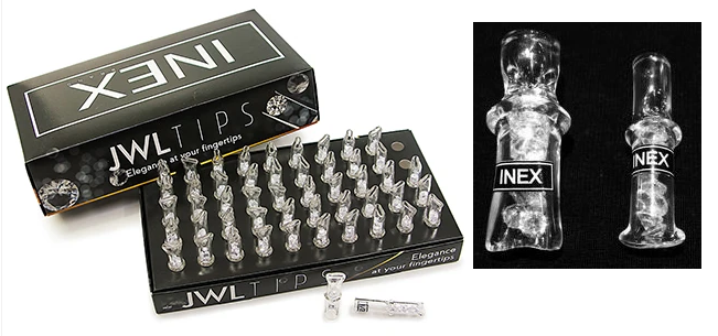 Inex Jwl Glass Tips w/ Diamond Filter