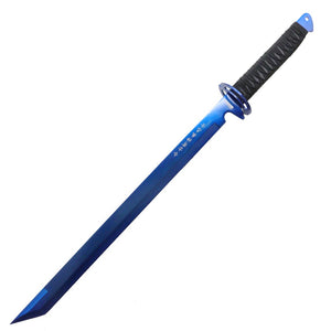 27"  Stainless Steel Blue Blade Sword with Sheath