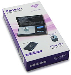 PS3W-100 Perfect Scale (100 X 0.01G) + Calibration Weight