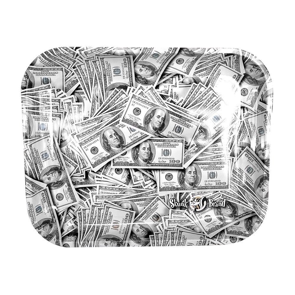 Skunk Cash Metal Rolling Tray