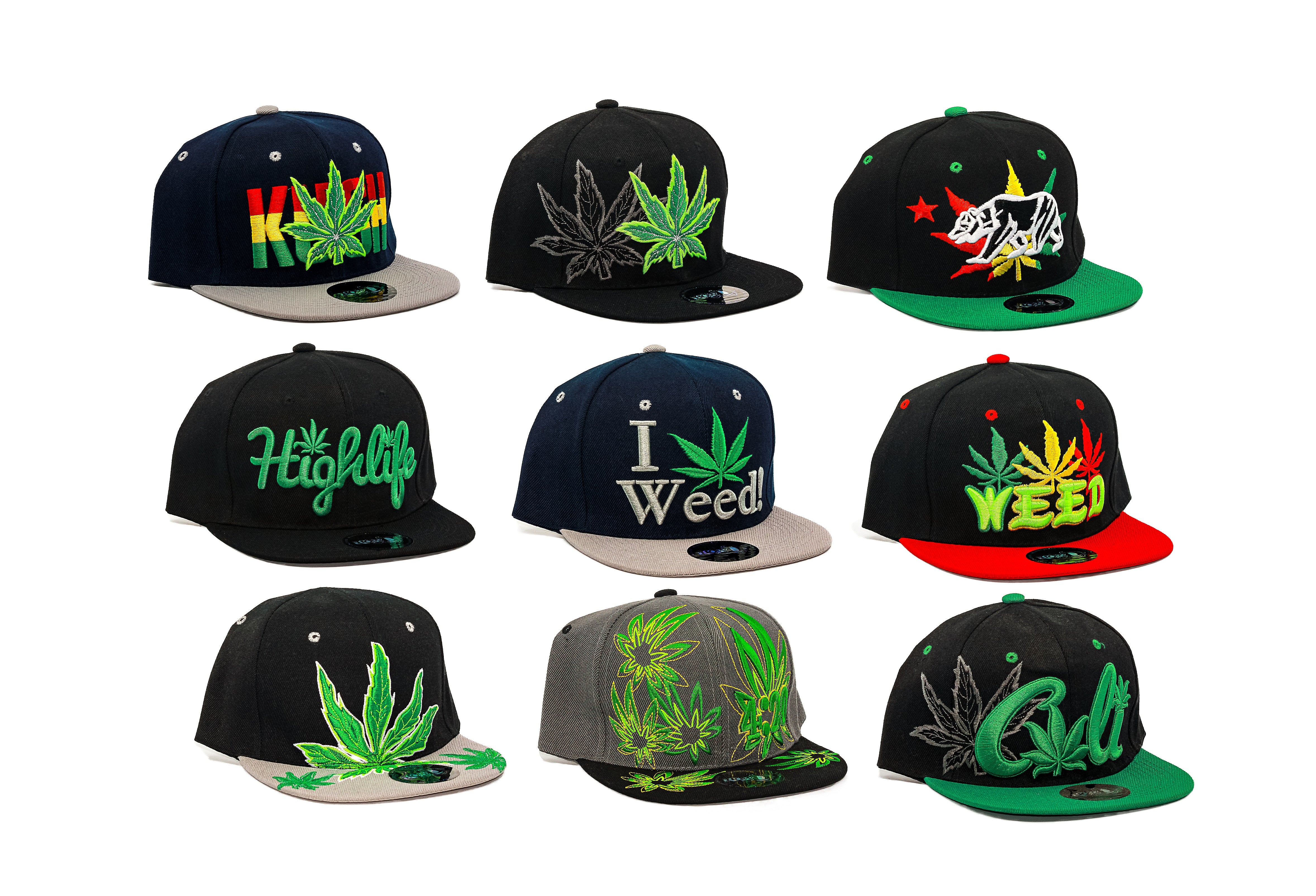 Leaf Snapback hat