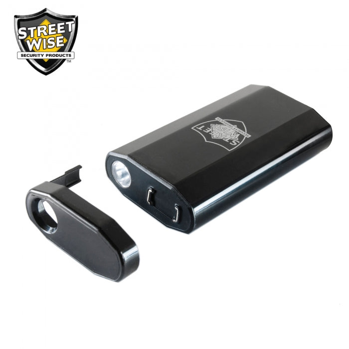 Streetwise 3-N-1 Charger 28,000,000 Stun Gun, Power Bank & Light