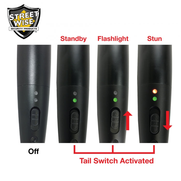 Triple Defender 27,000,000* Stun Baton Flashlight