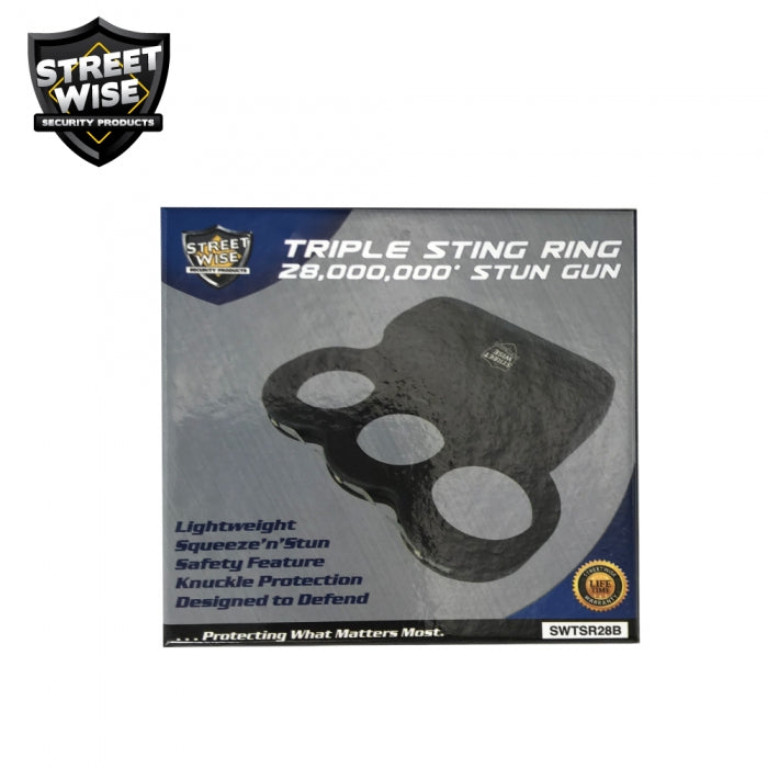 Streetwise TRIPLE Sting Ring 28,000,000 Stun Gun