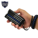 Police Force 9,100,000* Blue Line Stun Gun and Paracord Bracelet