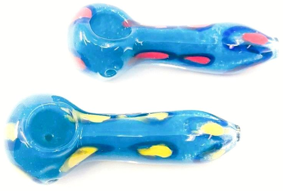 Leopard Glass Hand Pipe