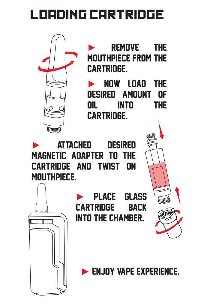 UNI Adjustable Cartridge Vaporizer by Wulf Mods - Powered by Yocan