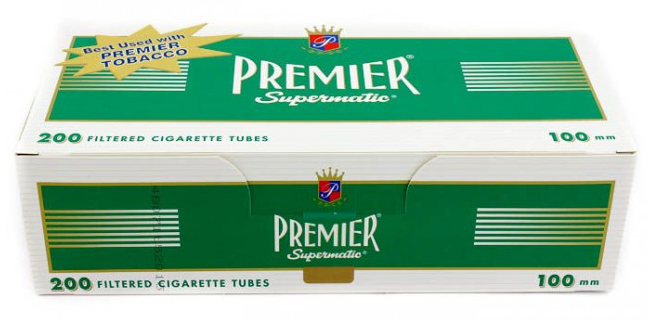 Premier Tubes Menthol 100 mm (200ct)