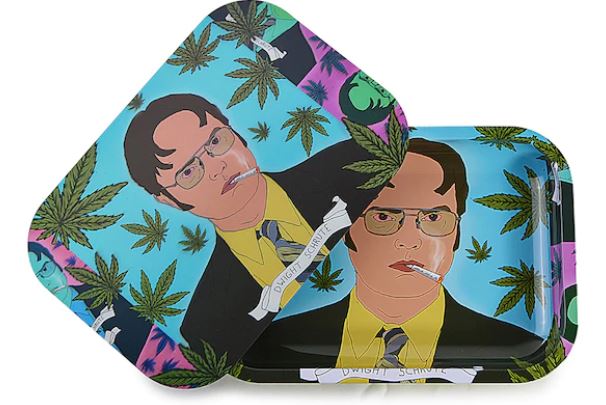 METAL ROLLING TRAY 3D HOLOGRAPHIC WITH MAGNETIC LID