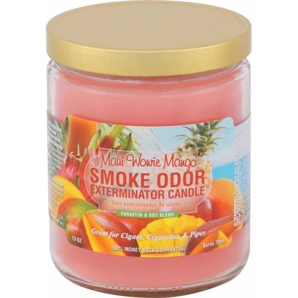Smoke Odor Exterminator Candle 13oz Maui Wowie Mango