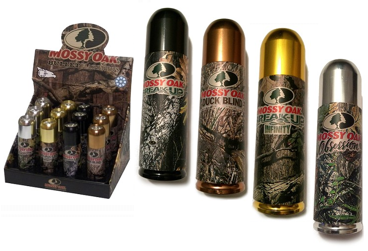 Mossy Oak Camo Bullet Flashlight
